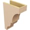 Ekena Millwork 6"W x 12"D x 18"H Classic Asheboro Rough Cedar Woodgrain TimberThane Corbel, Primed Tan CORUR06X12X18ASHRCPR - alternate 5